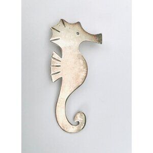Anne Harvey Sterling Silver Seahorse Brooch Mexico Artisan Signed TB-83 Vintage